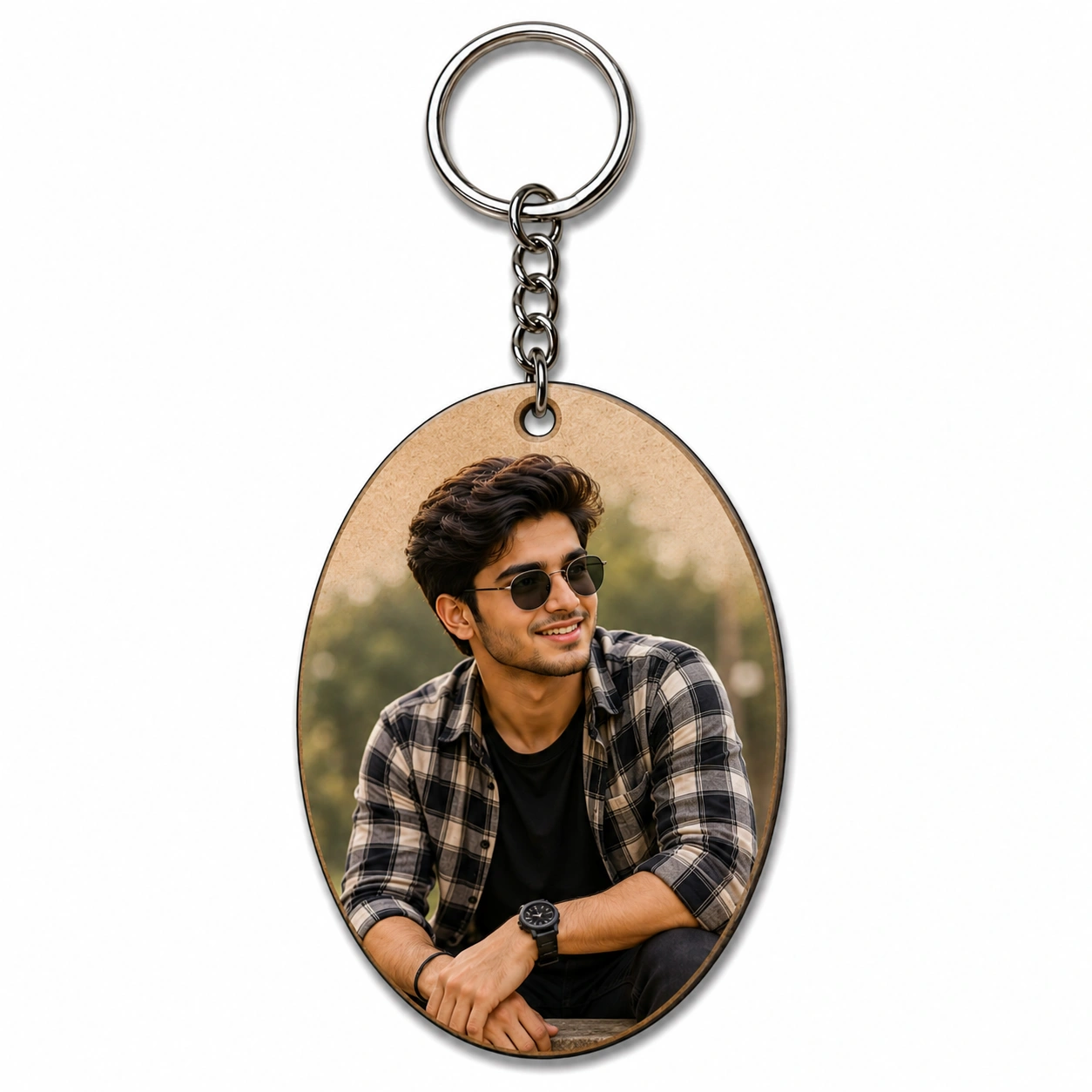 Oval Keychain